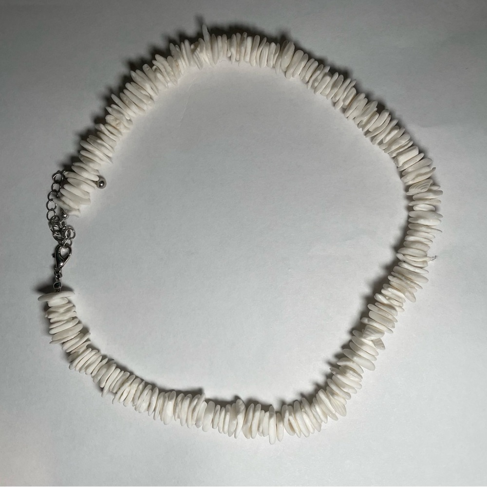 white puka shell necklace